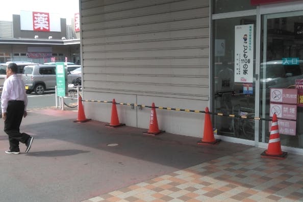 【イオンタウン豊橋橋良】ポップアップや各種プロモーションイベントに最適な施設出入口付近にある視認性の高い屋外スペース