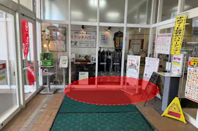 【ゆめマート 頓野】風除室 販促プロモーションや物販のポップアップストアにおすすめな催事イベントスペース