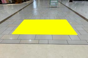 【イオンモール草津】モール内広告 床面シート