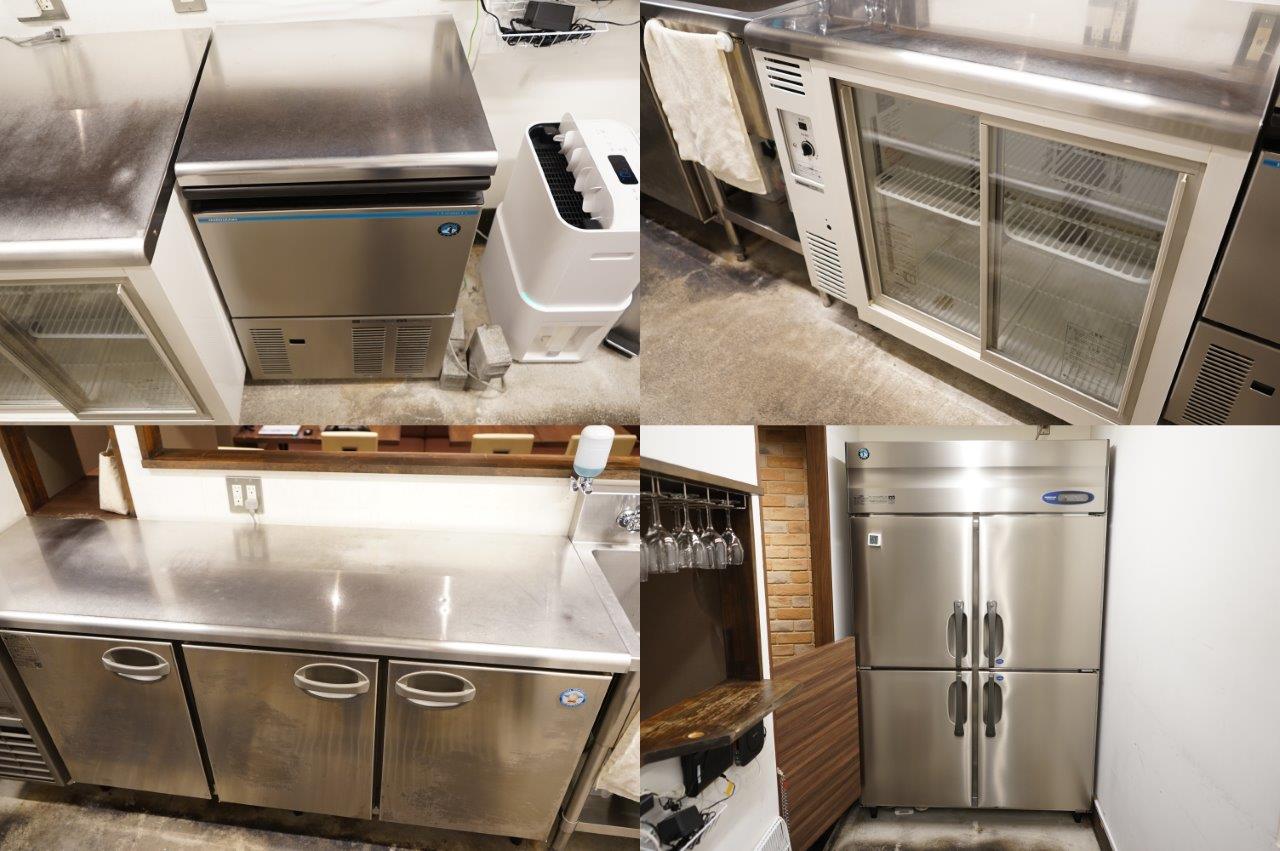 冷蔵庫、冷凍庫、製氷機