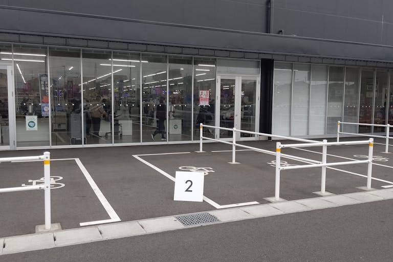 【メガセンタートライアル郡山八山田店】キッチンカー、食物販、プロモーションの出店が可能な「Ⓕ 屋外キッチンカースペース」の画像1