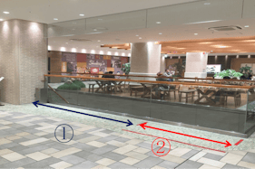 【京王聖蹟桜ヶ丘ショッピングセンター】B館側 物販やプロモーションイベントに適したレストラン・カフェフロアイベントスペース