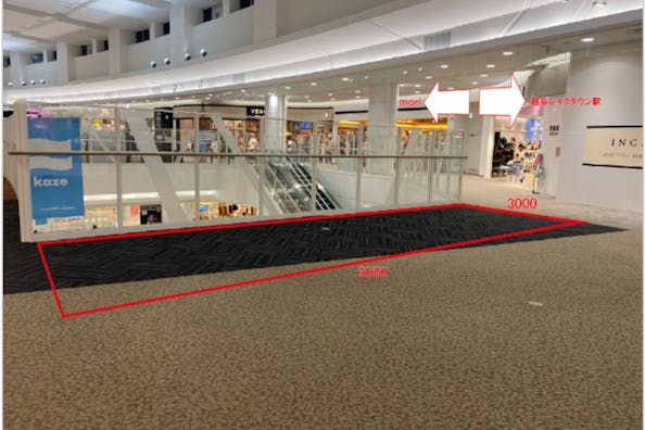 【イオンレイクタウンkaze】3FスペースC(INGNI前)