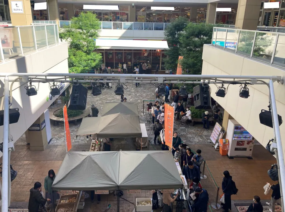 【ララガーデン春日部】ポップアップストアや展示会に最適なショッピングモール1Fの広々としたイベントスペース(プラザ)