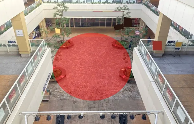 【ララガーデン春日部】ポップアップストアや展示会に最適なショッピングモール1Fの広々としたイベントスペース(プラザ)