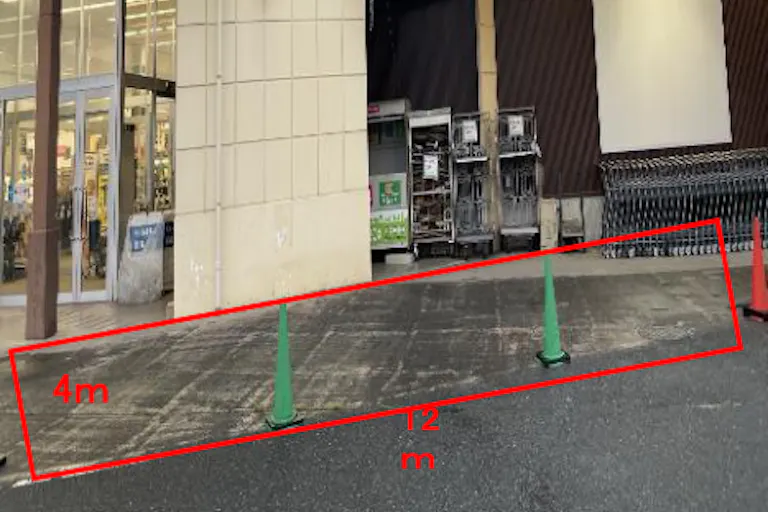 【イオンスーパーセンター栗原志波姫店】駐車場 販促プロモーションや物販に最適なスーパー店外催事イベントスペースの画像3