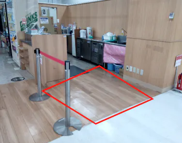 【イオンスタイル御所野】イートイン前 販促プロモーションや物販に最適なスーパー店内催事イベントスペース