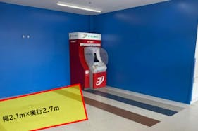 【スーパーセンタートライアル新下関店】販促プロモ活動に最適な『風除室ATM横』スペース