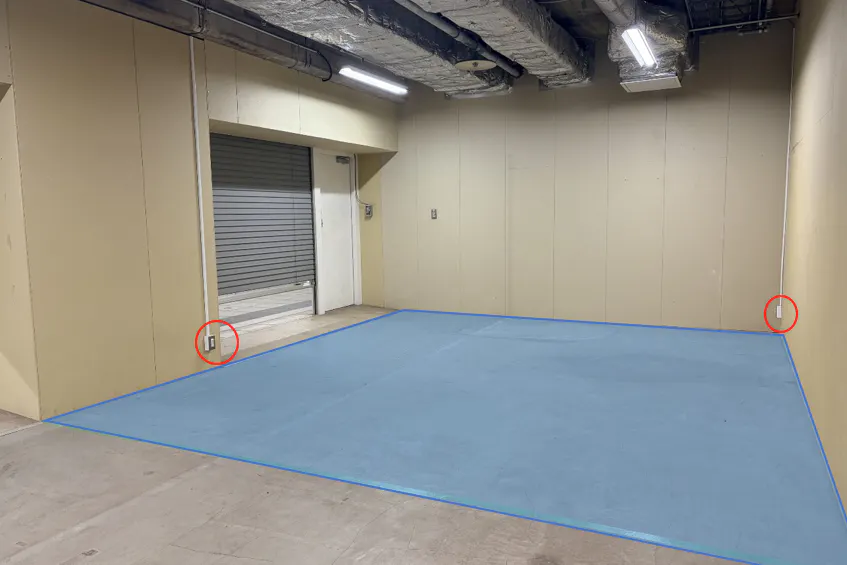 【横浜市営地下鉄ブルーライン関内駅・改札外A区画(改札側)|割引キャンペーン実施中】物販、食物販のポップアップストアに最適な人通りの多い改札外イベントスペース