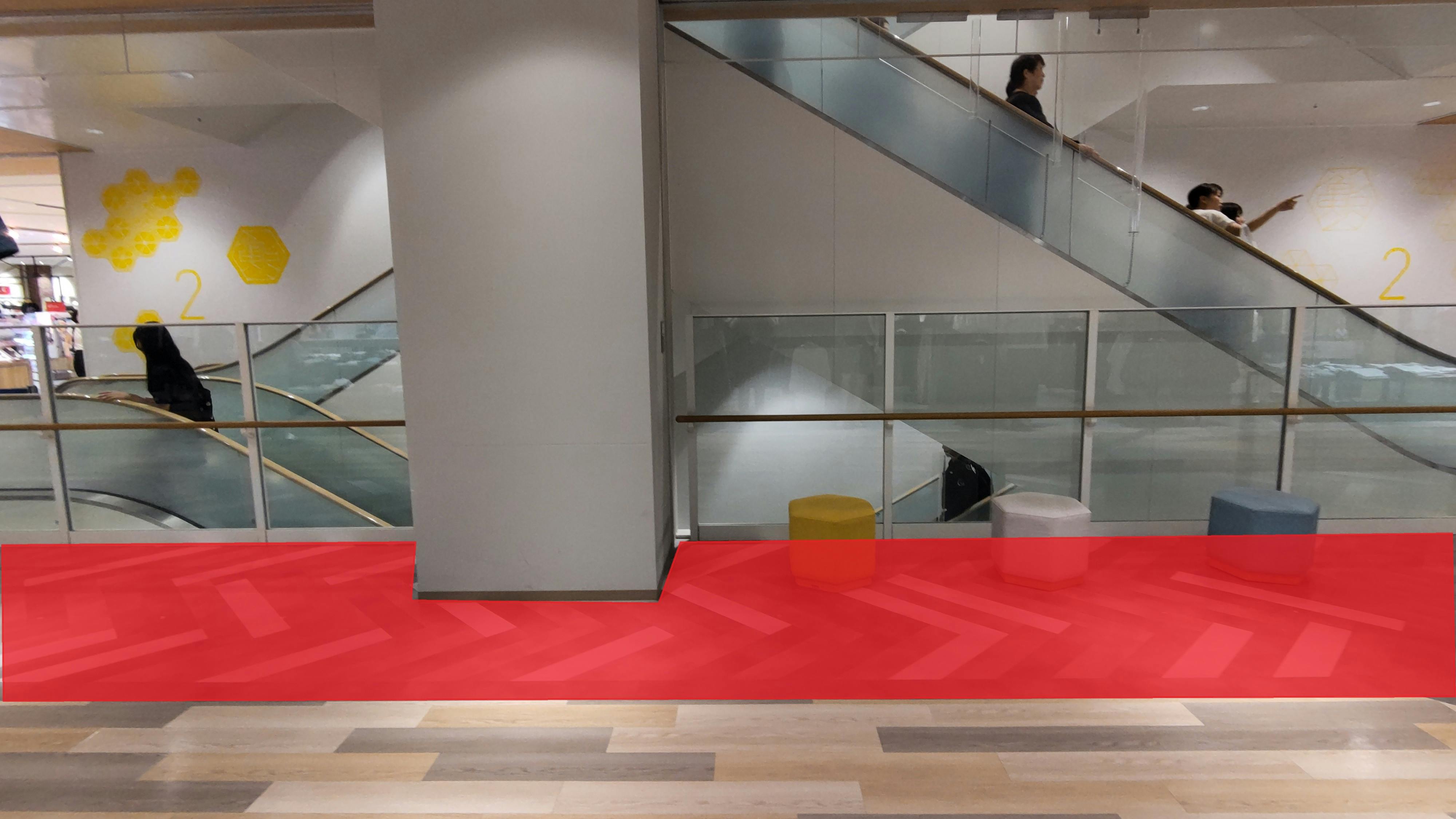 【KAMEIDO CLOCK】2階エスカレーター横 物販、食物販のポップアップストアや販促プロモーションに最適な催事イベントスペースの画像