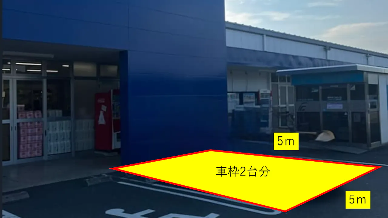 【スーパーセンタートライアル豊前店】【ポーチ前：右側】トライアルマルシェ（キッチンカー/テント・スペース）