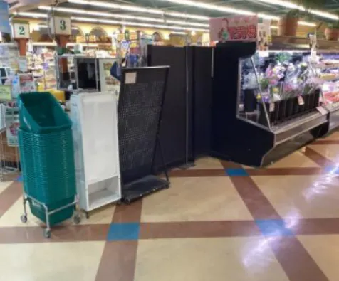【天満屋ハピーズ山陽店】花売場横（入口入って左前方） 各種プロモーション、会員獲得イベントに最適な屋内催事イベントスペース