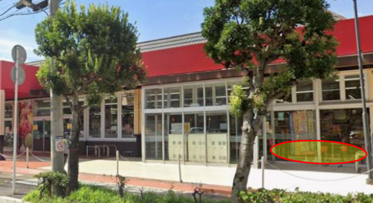 【オリンピック行徳店】プロモーションに最適な1F非食品側出入口脇スペース