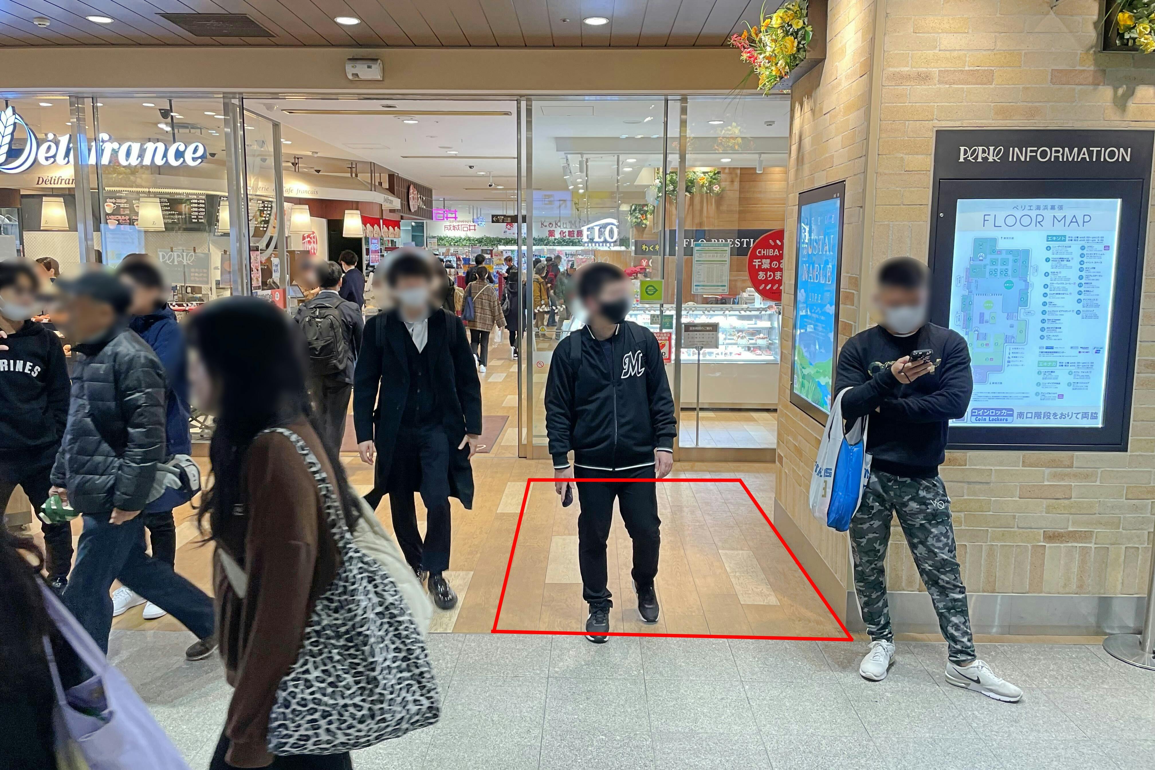 【ペリエ海浜幕張】食や雑貨等の小規模ポップアップに最適なJR海浜幕張駅改札正面にあるスペース