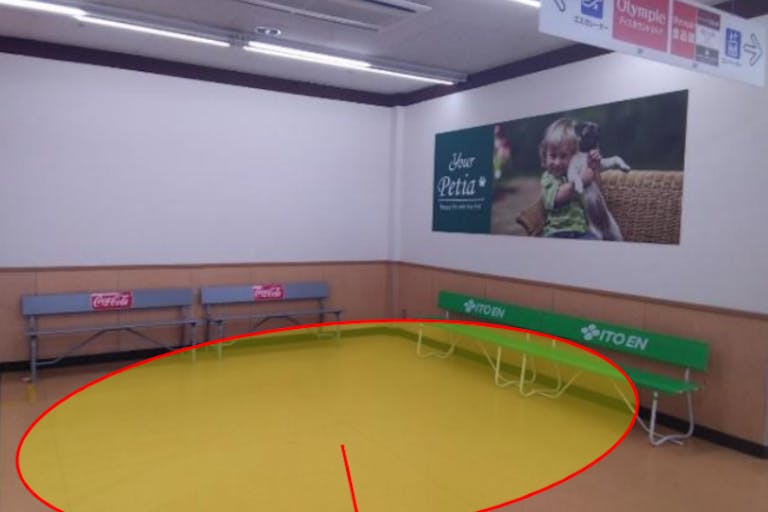 【オリンピック東川口店】イベントスペース 内観