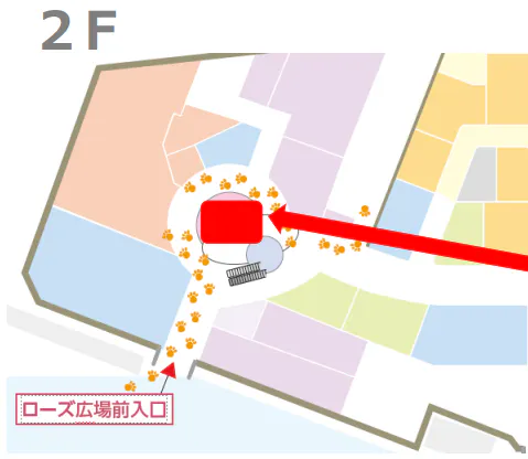 【イオンモール八千代緑が丘*】ローズ広場