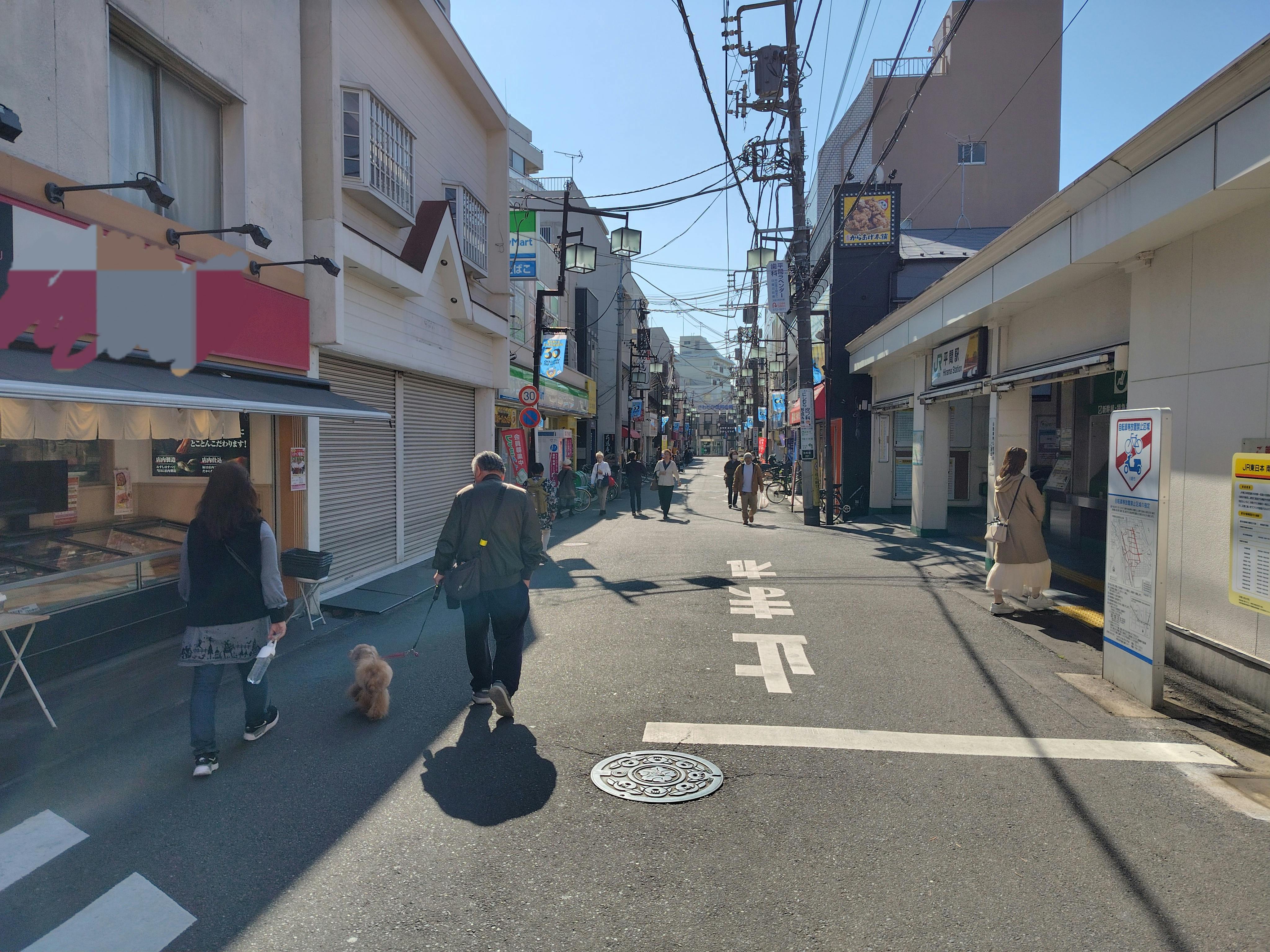 【平間駅 改札正面】駅からの人流が見える路面スペース｜プロモーションやポップアップに最適