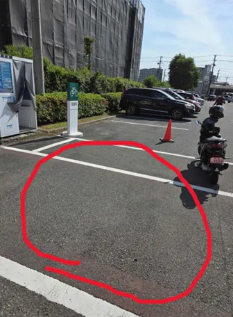 【ベイシア スーパーマーケット 流山駒木店】店舗入口前スペース　販促プロモーションに最適な屋外催事イベントスペース