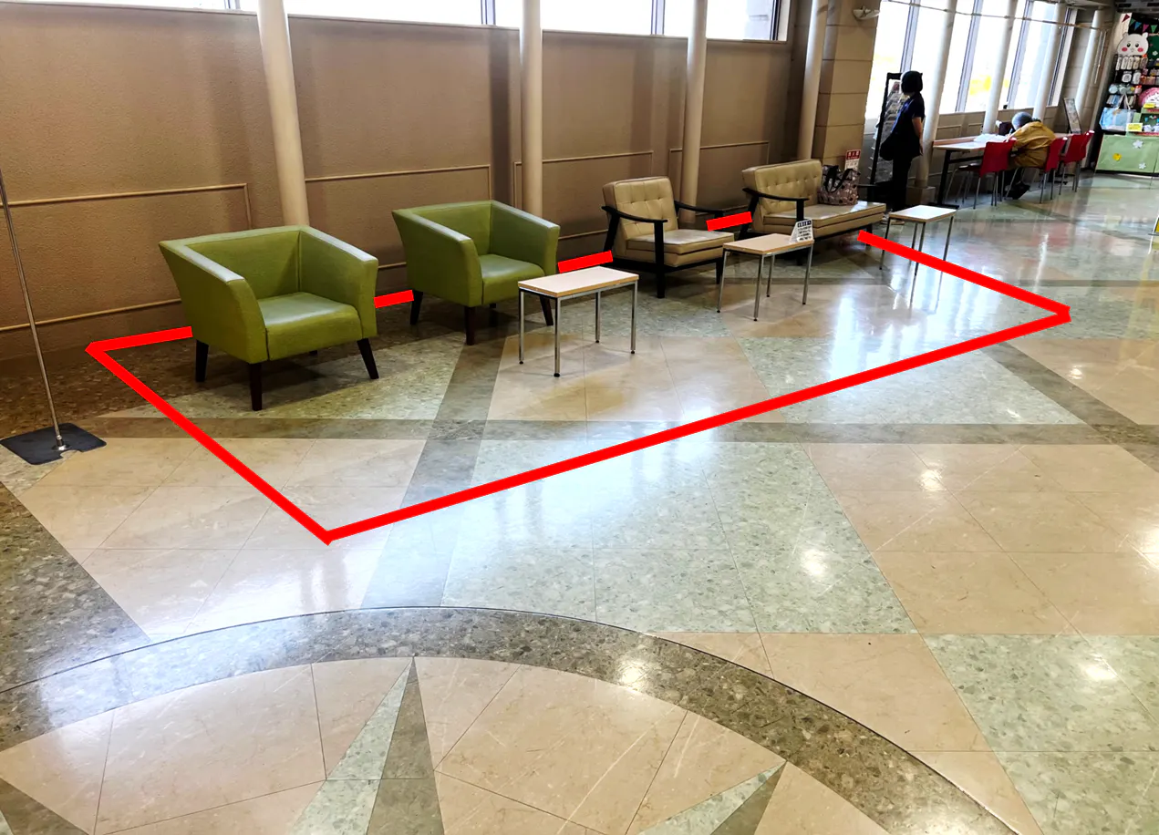 【イオン秋田中央店】プロモーションイベントや展示会に最適な通行量が見込める施設2階にあるイベントスペース