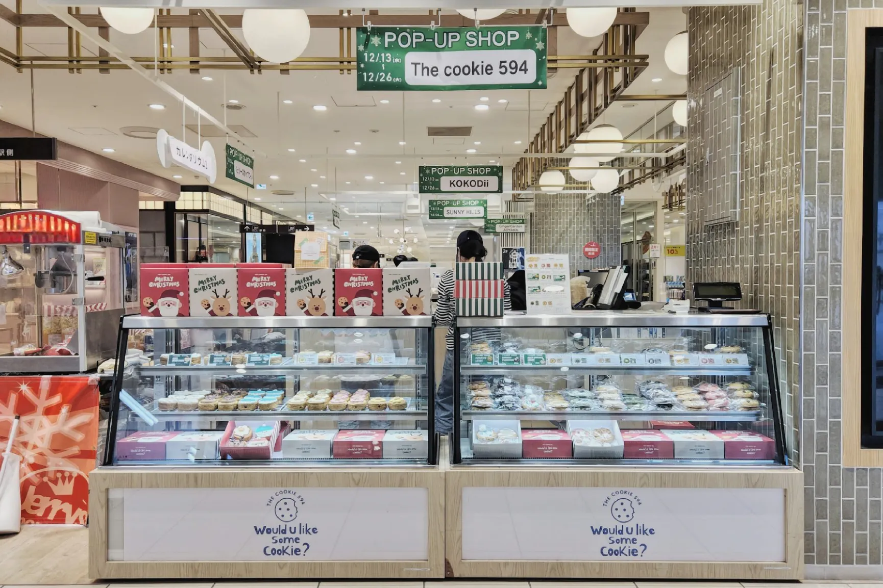 【北千住マルイ】2階 カレンダリウムF09【食物販・物産展】店内入って正面、什器完備の好立地スペース
