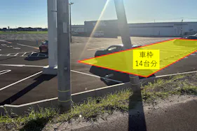 【スーパーセンタートライアル上毛店】【小スペース】駐車場スペースA_店舗看板下 ※電源なし