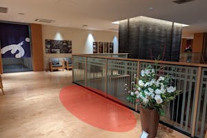 【綱島源泉湯けむりの庄】各種ポップアップストアやプロモーションイベントに最適な温浴施設2階フィットネスクラブ前にあるスペース