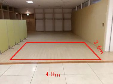 【イオン前沢店】1階クールカレアン脇スペース 販促プロモーションに最適なスーパー店内催事イベントスペース