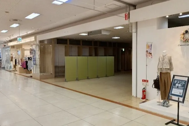 【イオン前沢店】1階南側入口壁面側催事スペース 販促プロモーションに最適なスーパー店内催事イベントスペース