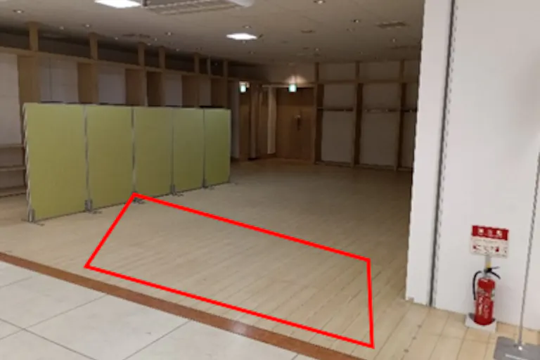 【イオン前沢店】1階南側入口壁面側催事スペース 販促プロモーションに最適なスーパー店内催事イベントスペースの画像2