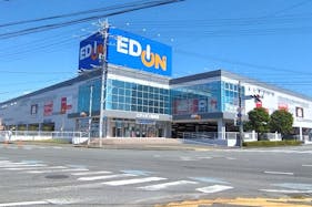 【エディオン清水店】ポップアップ・プロモーション・キッチンカーの出店に適した入口前スペース