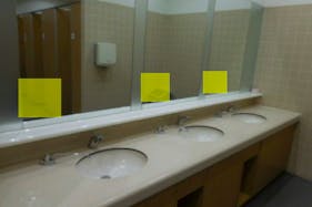 【広島段原ショッピングセンター】モール内広告 化粧室