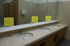 【広島段原ショッピングセンター】モール内広告 化粧室