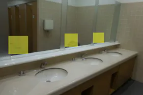 【広島段原ショッピングセンター】モール内広告 化粧室