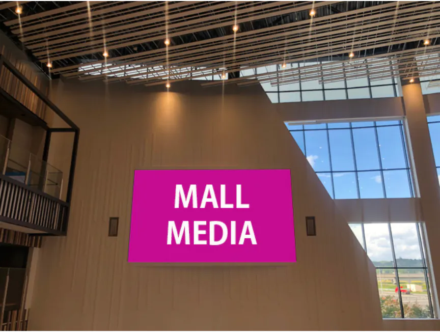 【イオンモール新利府】モール内広告 東北最大級 350インチ デジタルサイネージの画像