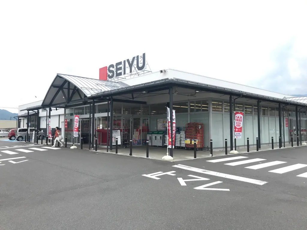 【西友　諏訪城南店】入口横軒先　ポップアップストア(物販、食物販)やプロモーション用途に最適なスーパー店内催事イベントスペース