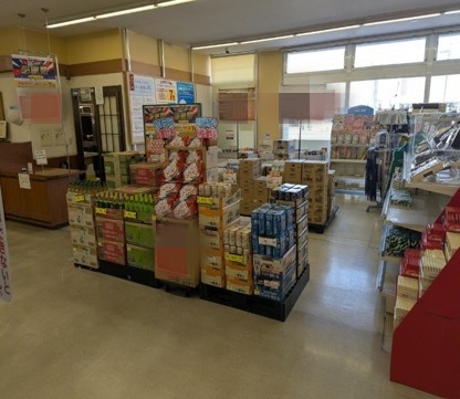 【西友　保原店】サービスカウンター横　ポップアップストア(物販、食物販)やプロモーション用途に最適なスーパー店内催事イベントスペース