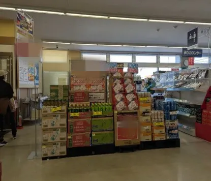 【西友 保原店】サービスカウンター横 ポップアップストア(物販、食物販)やプロモーション用途に最適なスーパー店内催事イベントスペース