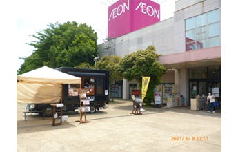 【イオン常陸大宮店】各種プロモーションや物販、食物販のポップアップストアに最適な店舗前の屋外催事イベントスペース
