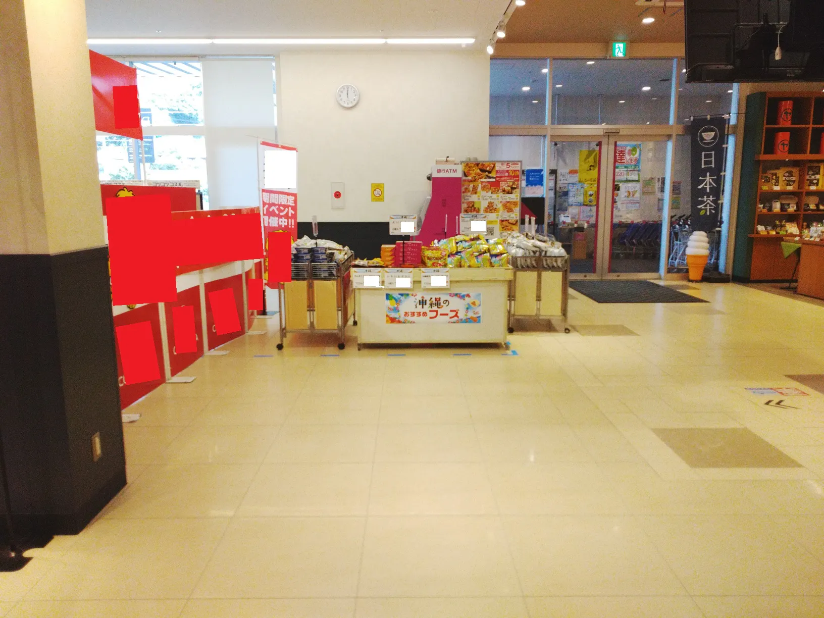 【イオンなかま店（福岡県）】食品レジ横催事場　B区画　催事スペースの画像