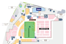 【イオンモール多摩平の森】モール内広告 フードコートテーブルシール