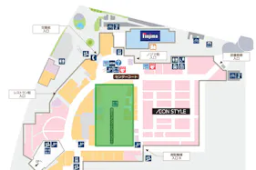 【イオンモール多摩平の森】モール内広告 フードコートテーブルシール