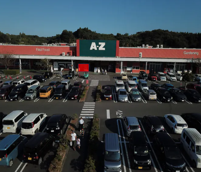 【AZマキオあくね店】販促プロモーションに最適な店舗入口前スペース