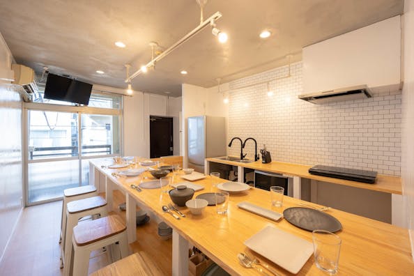 【恵比寿駅5分】レンタルキッチンとして利用可能、調理設備の充実したイベントスペース