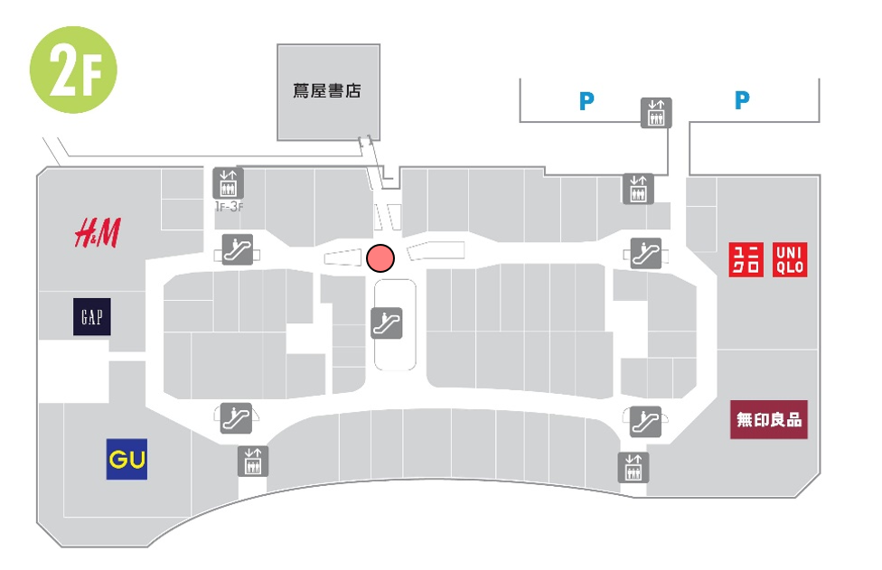【ららぽーと名古屋みなとアクルス】2階 メインエントランス前