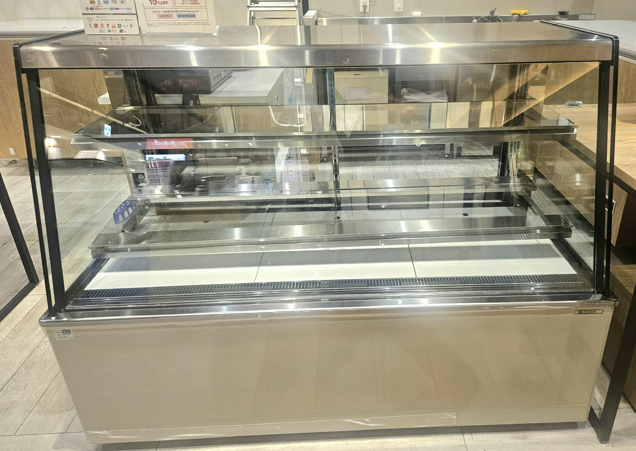 【貸出可能什器】冷蔵シールドケース(W1500×D650×H1155)