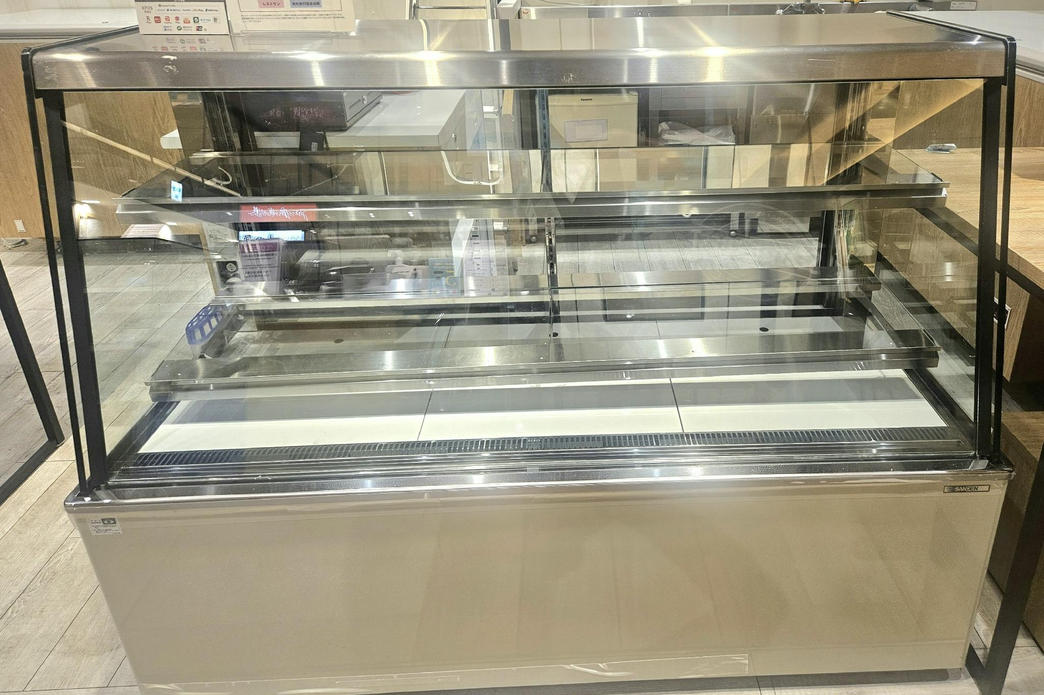 【貸出可能什器】冷蔵シールドケース(W1500×D650×H1155)