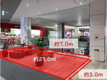 【ららぽーと堺】3階 A-北エスカレーター付近