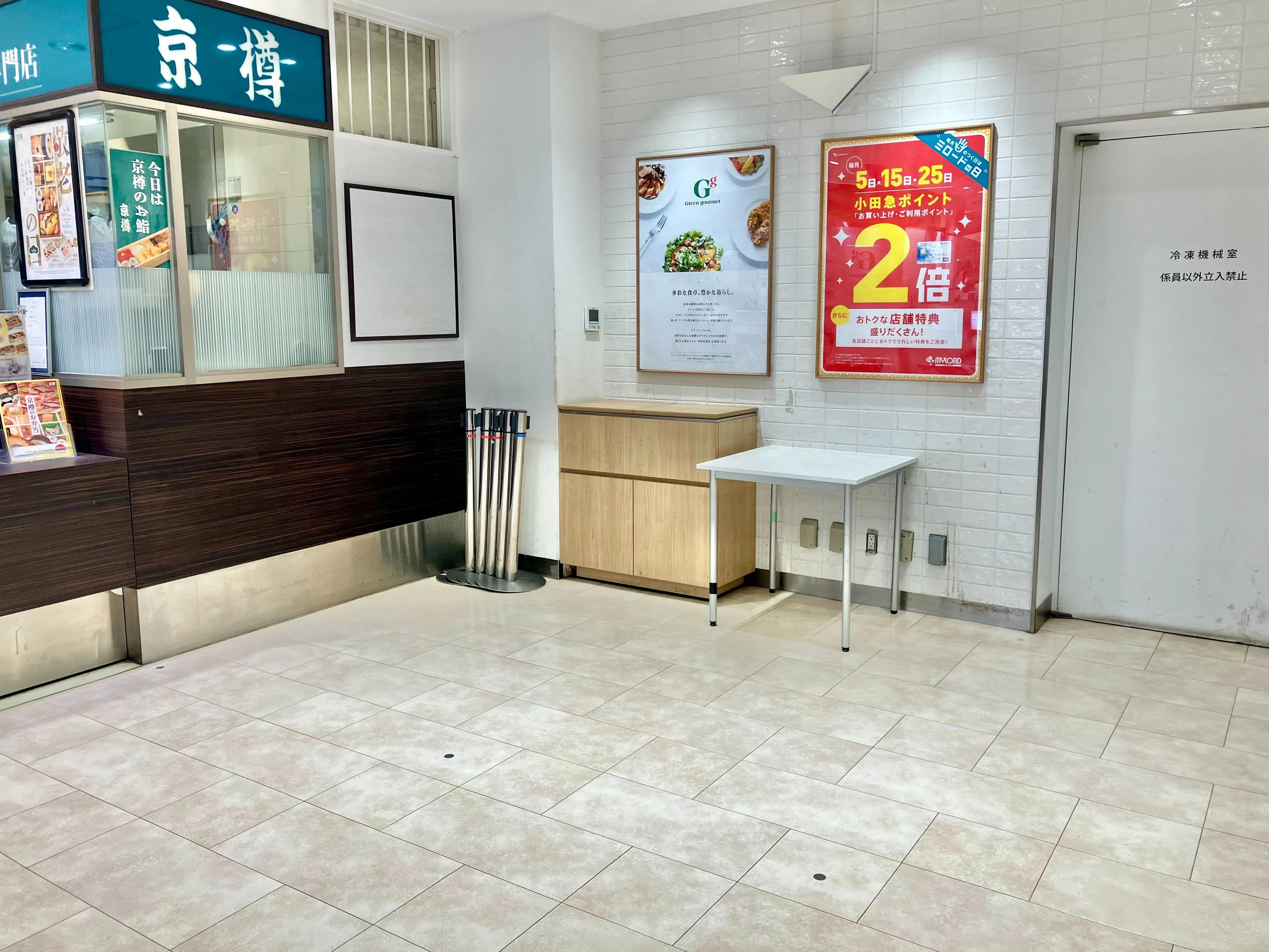 【本厚木ミロード】本厚木ミロード①B1F　京樽横の画像