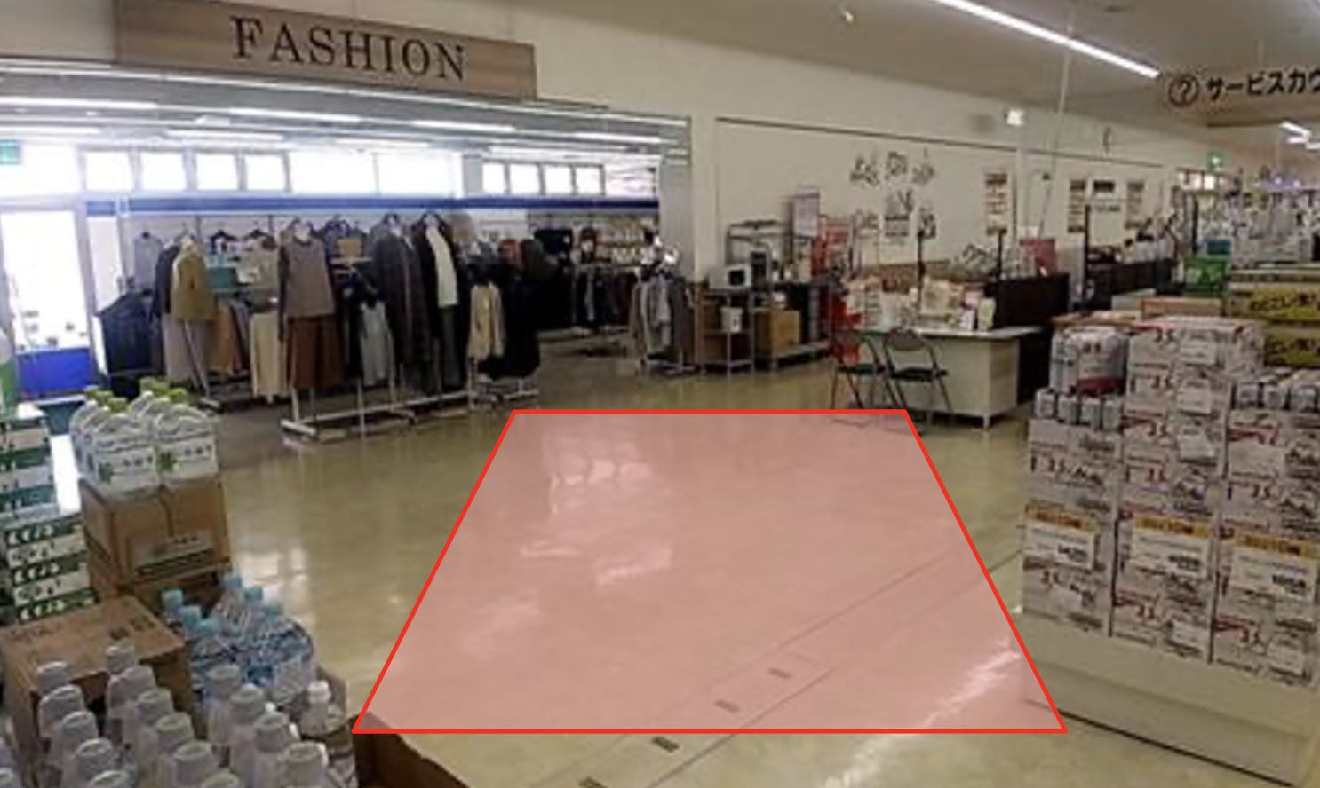 【ゆめマート 豊前】サービスカウンター横　物販のポップアップストアや販促プロモーションにおすすめな催事イベントスペースの画像