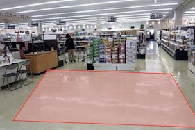 【ゆめマート 豊前】サービスカウンター横 物販のポップアップストアや販促プロモーションにおすすめな催事イベントスペース